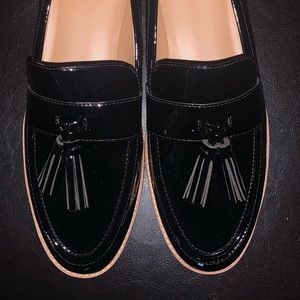 NEW Black Patent Franco Sarto Loafer